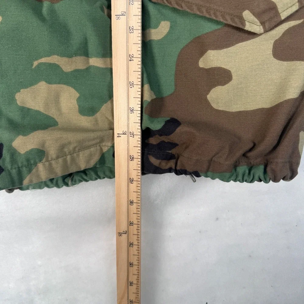 Vintage US Army M65 Field Jacket Mens M Woodland Camo Cold weather 90s & Liner